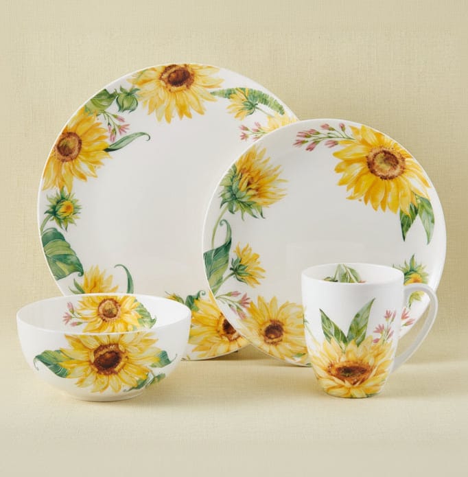 Sunflower 16 Piece Dinnerware Set. Service for 4 - Image 9