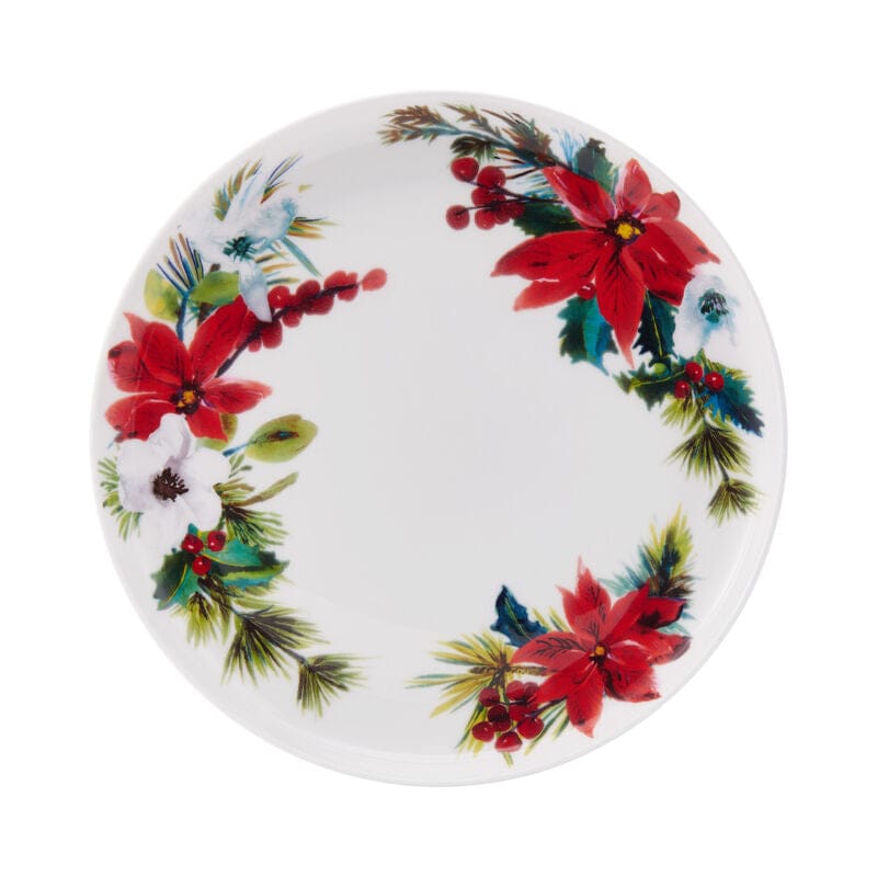 Hope Joy Poinsettia Salad Plate
