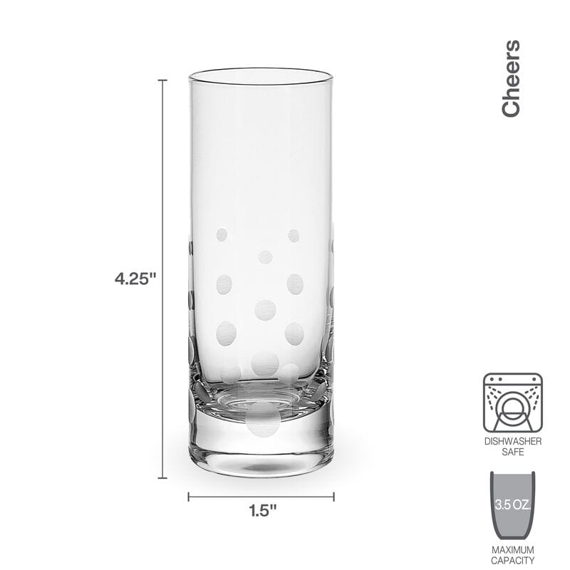 Cheers® Set of 6 Shot Glasses - Image 4