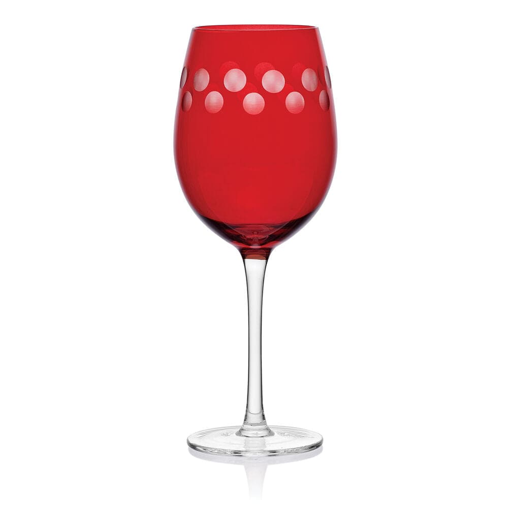 Cheers® Set of 6 Ruby Wine Glasses - Image 11