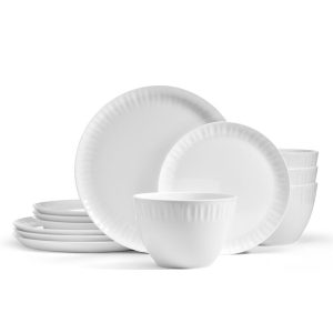 Franklyn 12 Piece Dinnerware Set. Service for 4