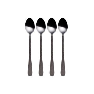 Sable Black Set of 4 Long Handled Spoons