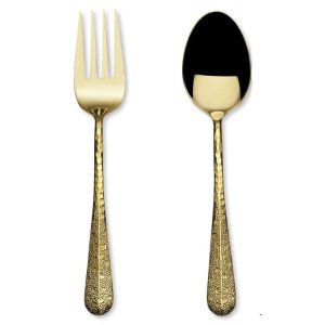 Sable Gold Set of 2 Serving Fork and Spoon