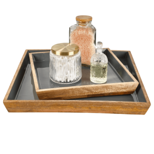 Samara Set of 2 Decorative Coffee Table Serve Trays