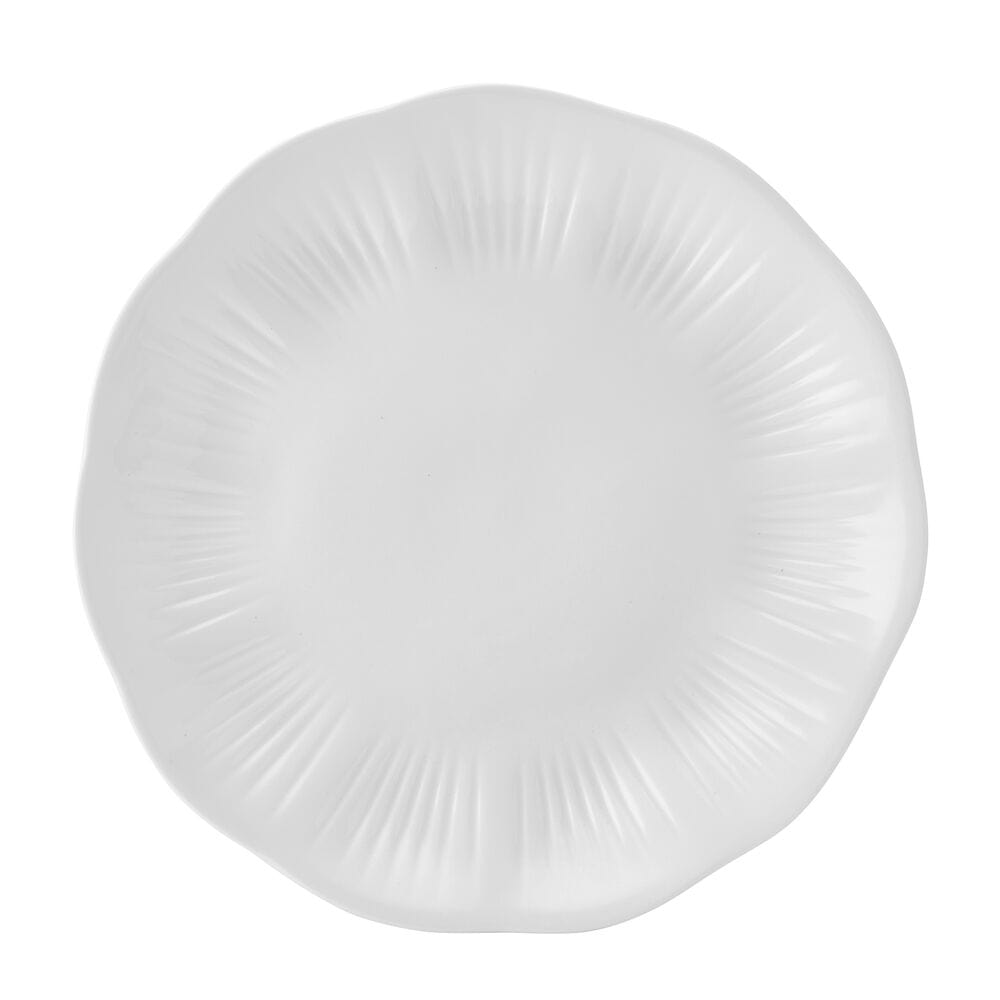 Flora Scalloped 12 Piece Dinnerware Set. Service for 4 - Image 5
