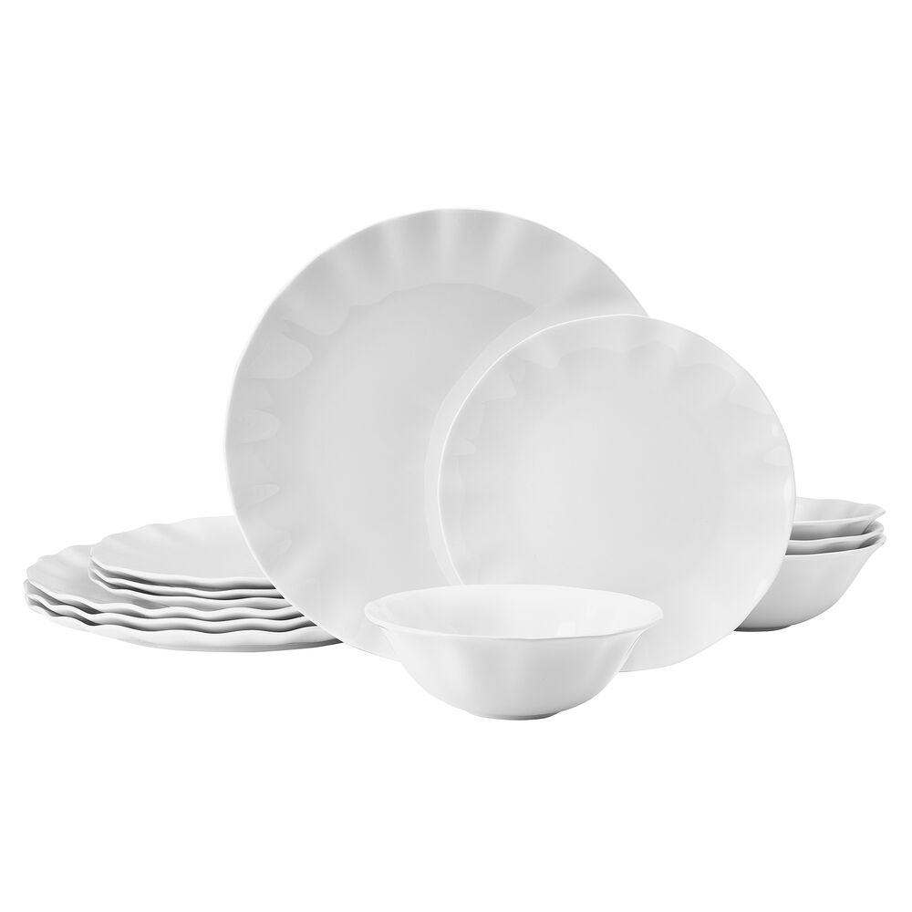 Elodie 12 Piece Dinnerware Set. Service for 4
