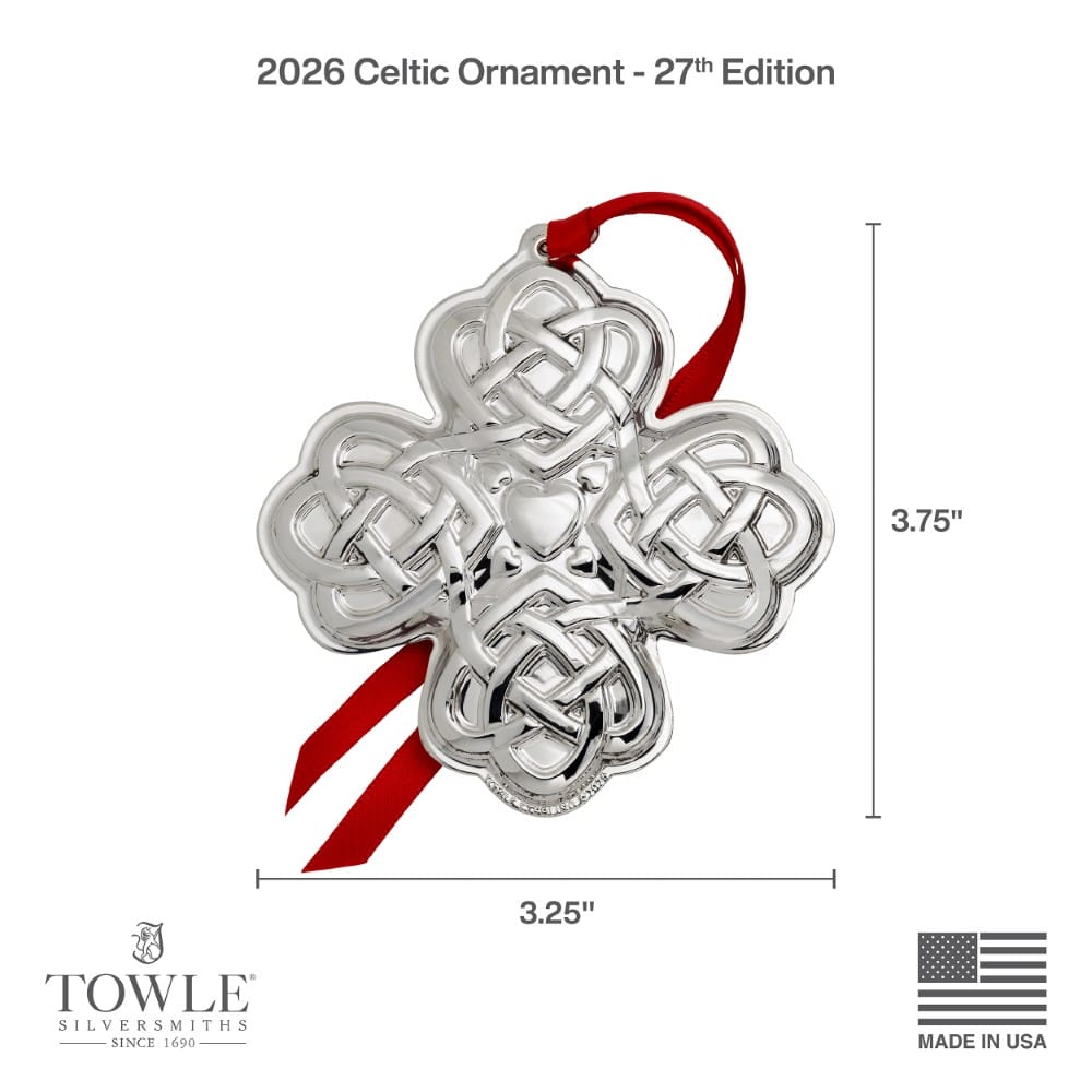 Towle 2026 Sterling Silver Celtic Ornament 27th Edition - Image 3