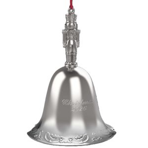 Wallace Grande Baroque 2026 Silver Plated Nutcracker Bell Ornament 32nd Edition