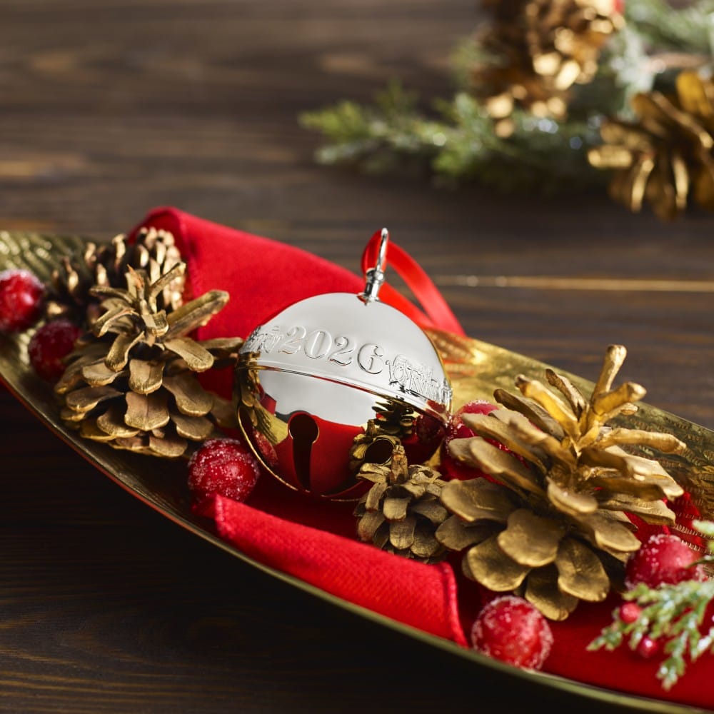 Wallace 2026 Silver Plated Sleigh Bell Ornament 56th Edition - Image 4