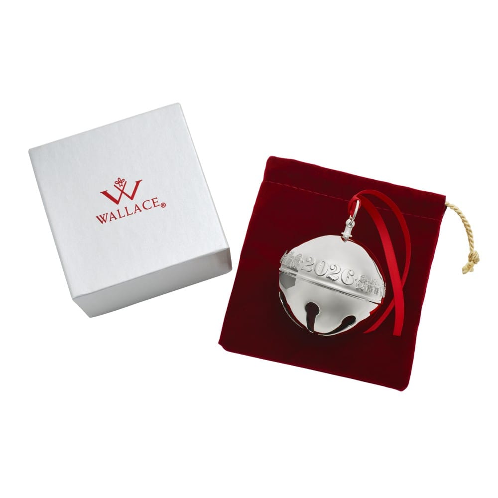 Wallace 2026 Silver Plated Sleigh Bell Ornament 56th Edition - Image 6