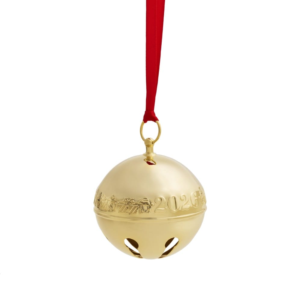 Wallace 2026 Gold Plated Sleigh Bell Ornament 37th Edition - Image 5