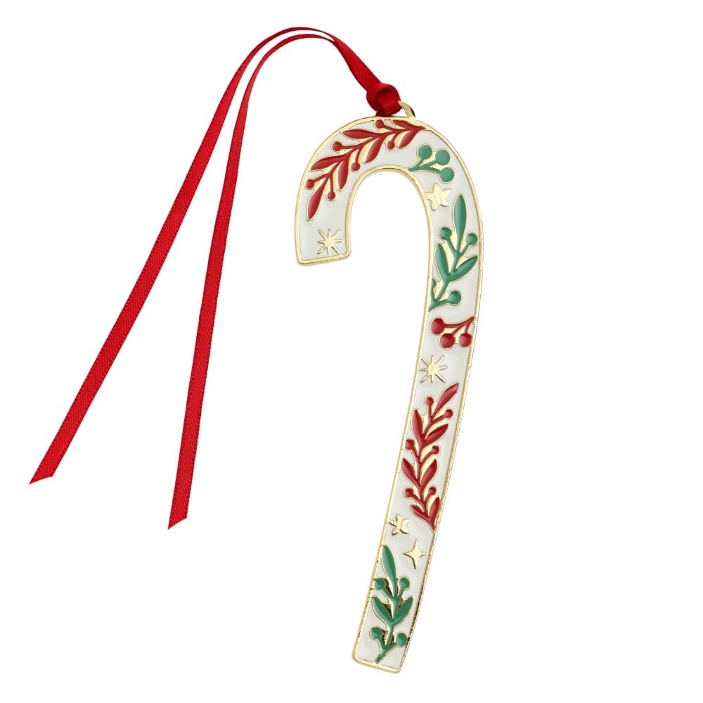 Wallace 2026 Gold Plated Enameled Candy Cane Ornament 46th Edition - Image 5