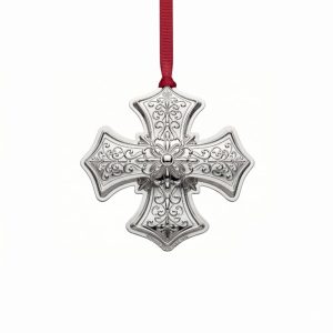 Gorham 2026 Sterling Silver Cross Ornament 13th Edition