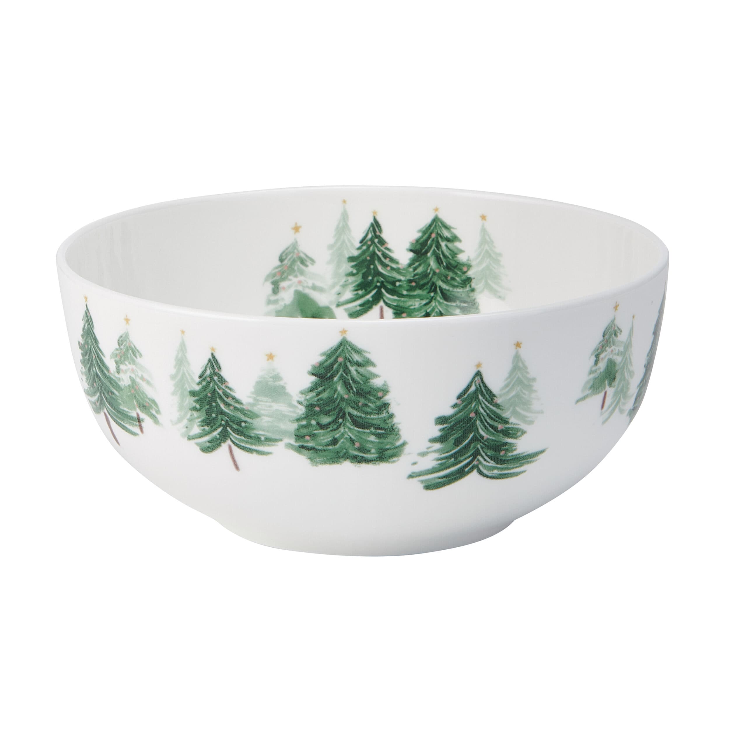 Yuletide Forest Set of 4 Soup Cereal Bowls - Image 4