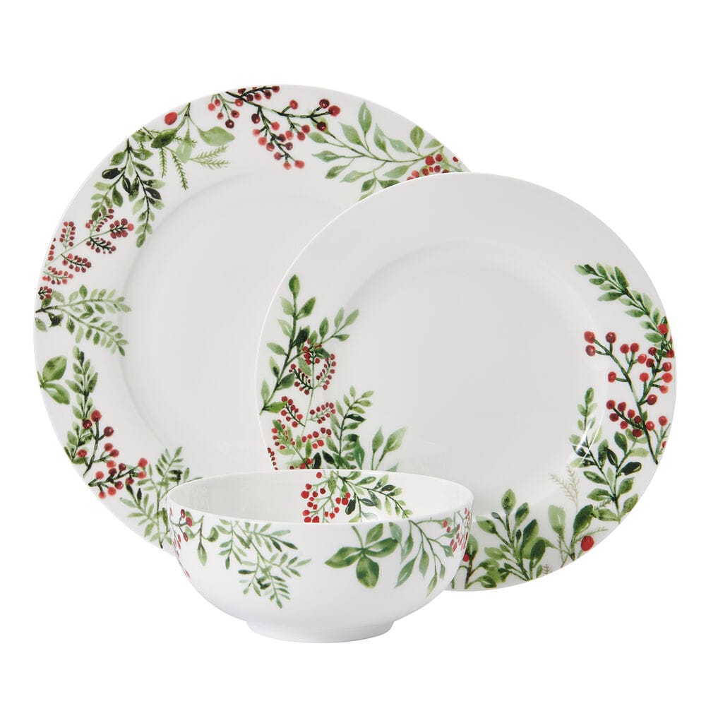 Tivoli Holiday 12 Piece Dinnerware Set. Service for 4 - Image 7