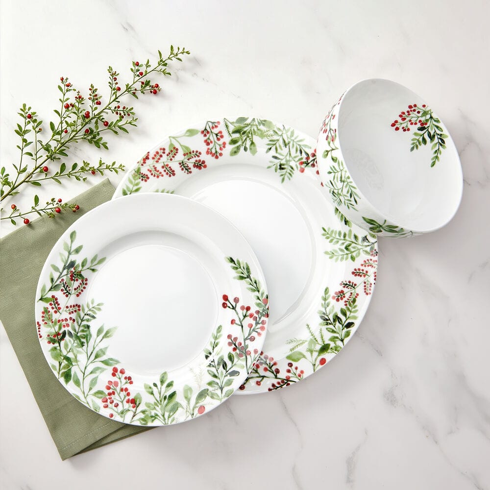 Tivoli Holiday 12 Piece Dinnerware Set. Service for 4 - Image 2