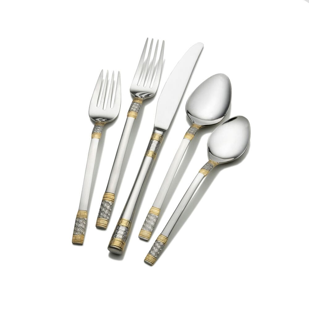 Corsica 45 Piece Flatware Set. Service for 8