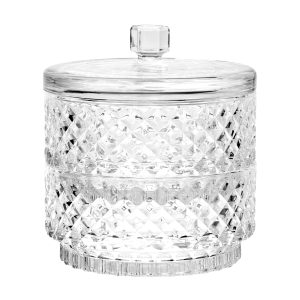 Trellis Glass Stackable Candy Bowls