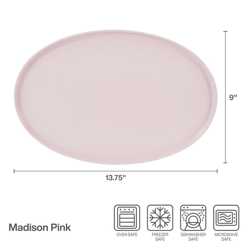 Madison Pink Oval Platter - Image 3
