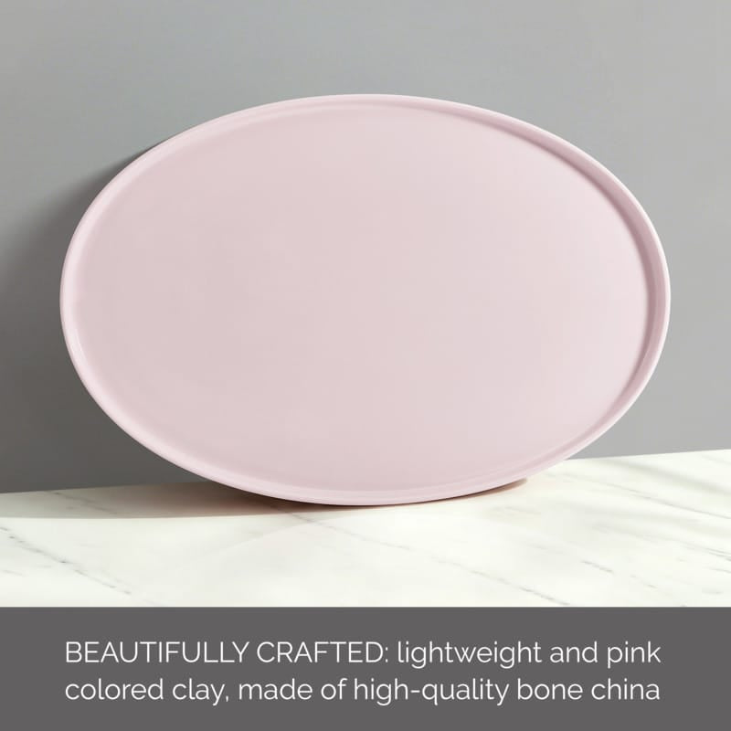 Madison Pink Oval Platter - Image 5
