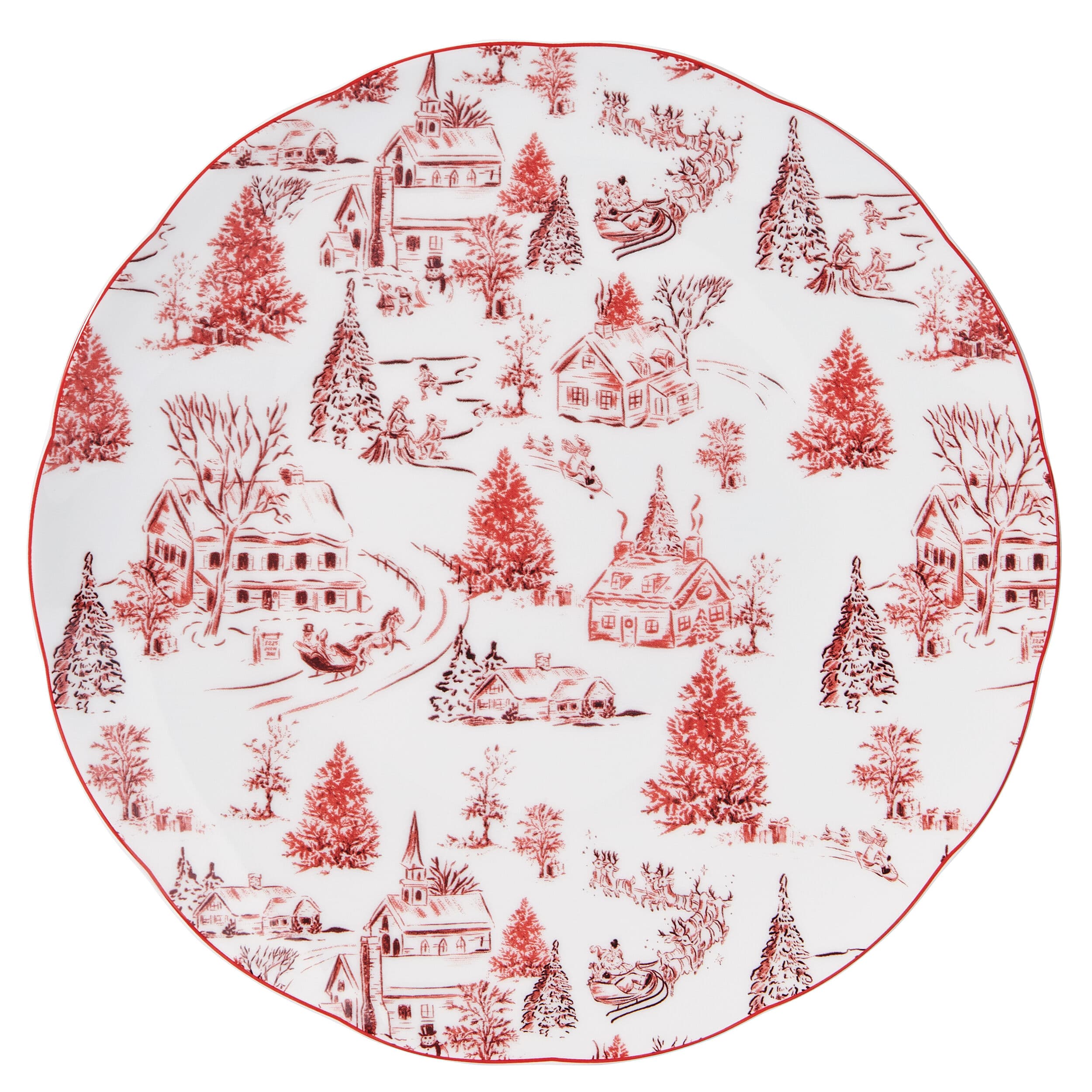 Holiday Village Dinnerware Set. Service for 4 - Image 5