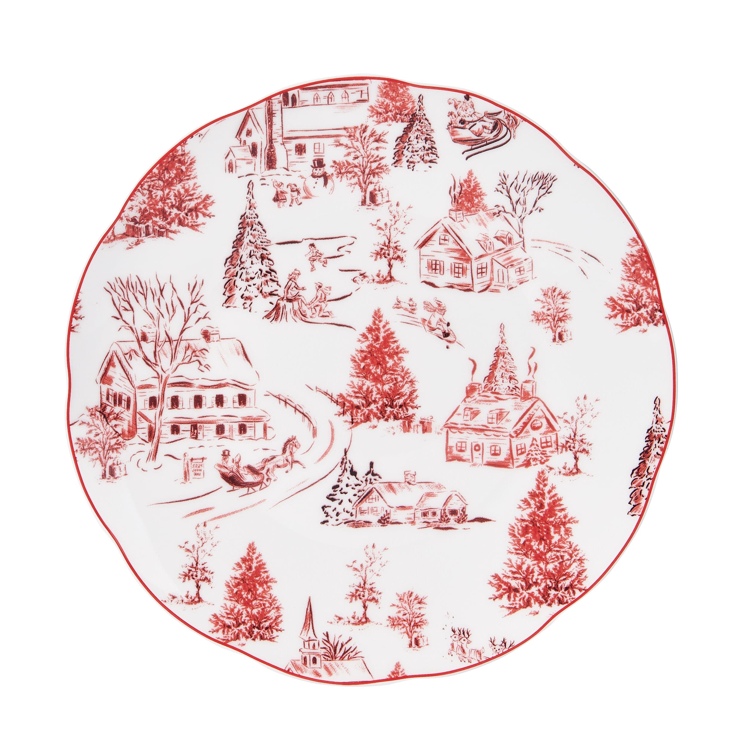 Holiday Village Dinnerware Set. Service for 4 - Image 6