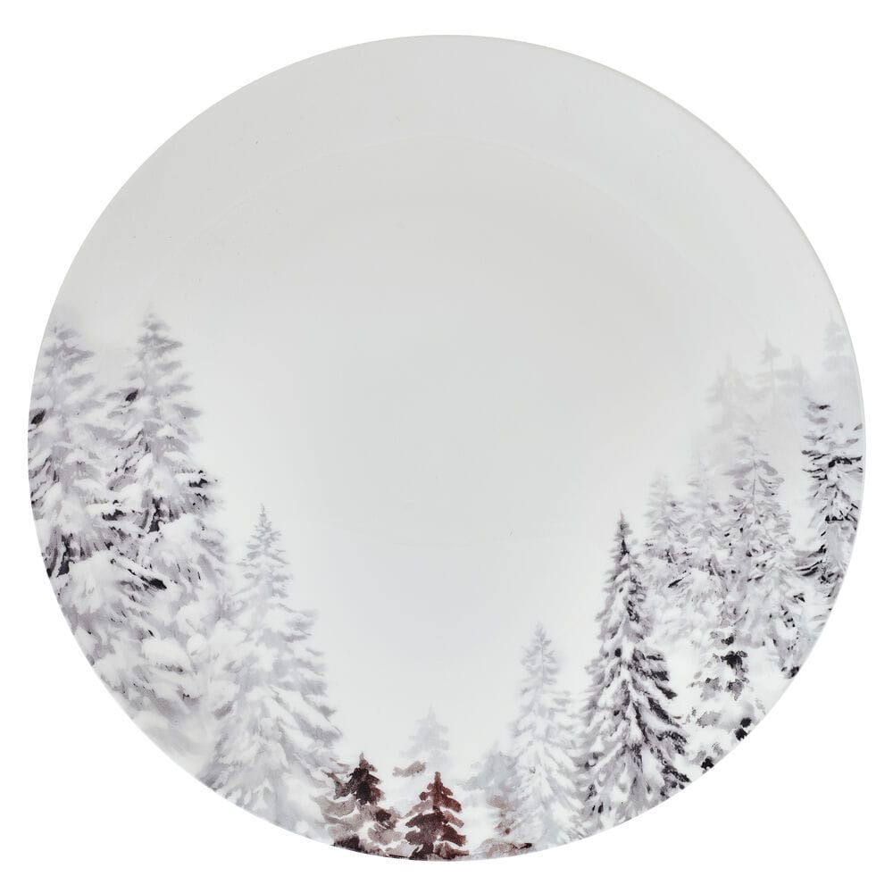 Woodsy Winter Set of 4 Dinner Plates - Image 4
