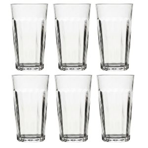 Mable Set of 6 Highball Tumbler Glasses 12oz.