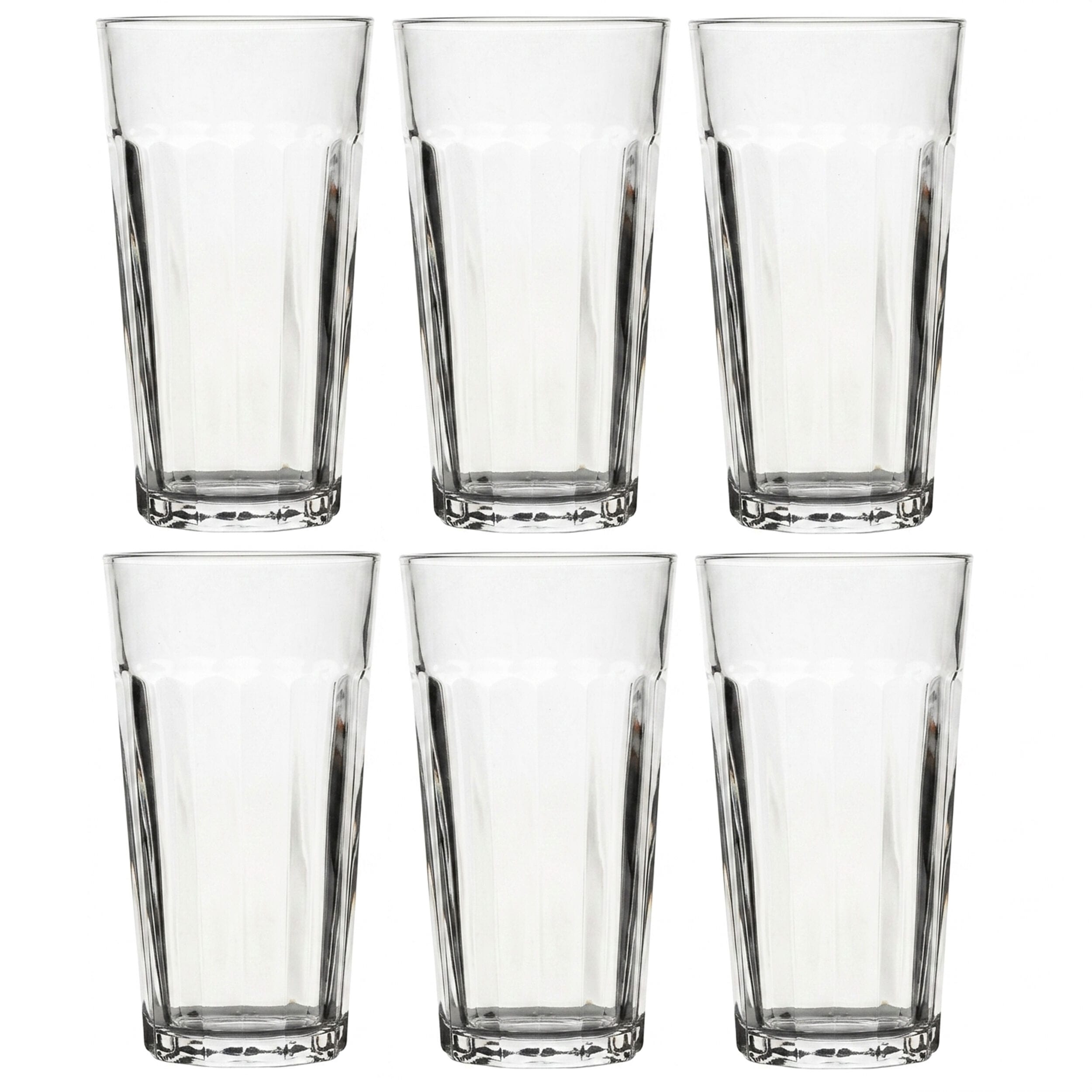Mable Set of 6 Highball Tumbler Glasses. 16oz.