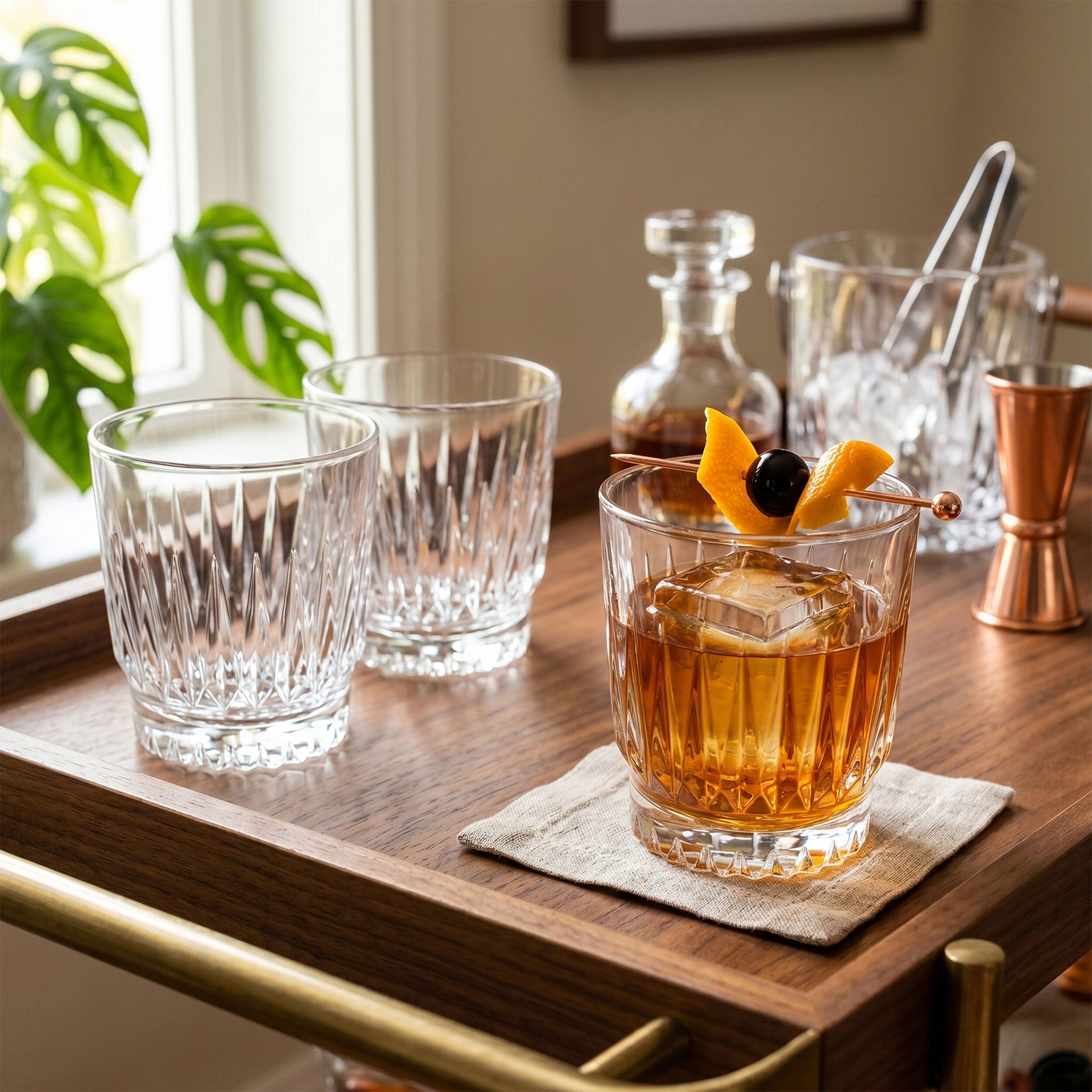 Hampshire Set of 4 Double Old Fashioned Glasses - Image 5