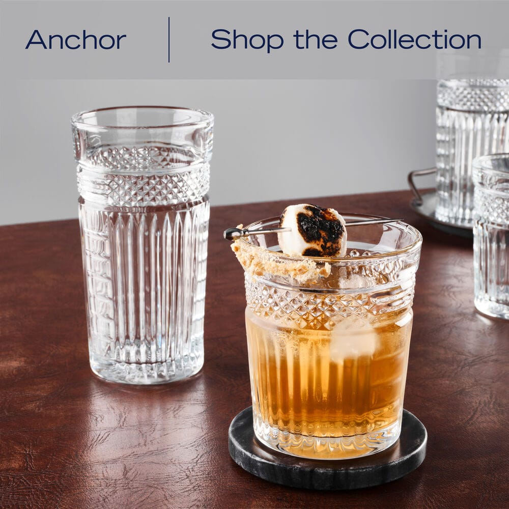 Anchor Set of 4 Double Old Fashioned Glasses - Image 6