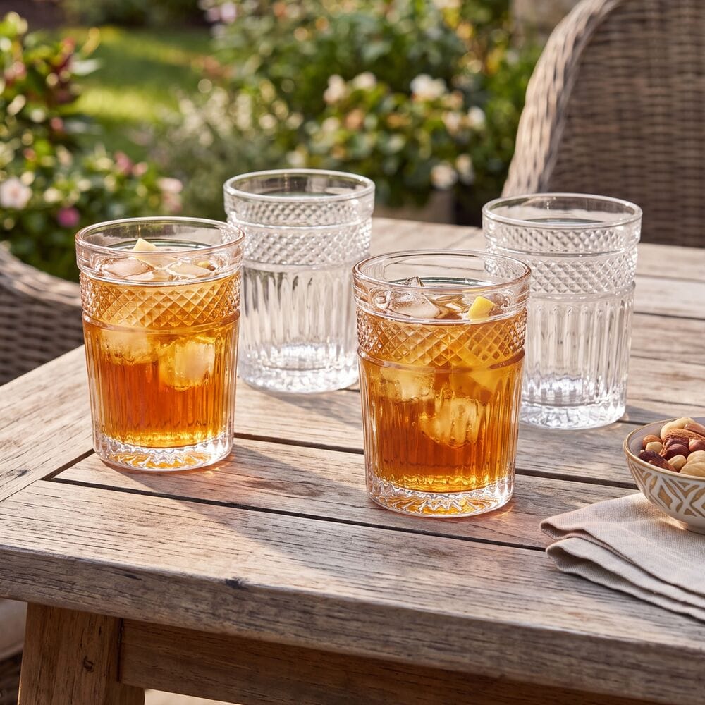 Anchor Set of 4 Double Old Fashioned Glasses - Image 2