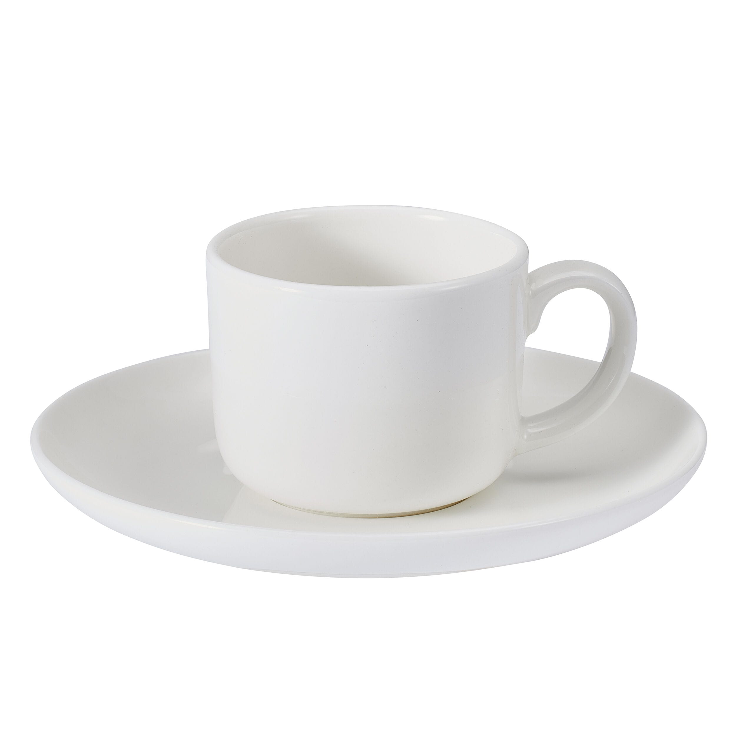 Set of 6 Espresso Cups and Saucers - Image 6