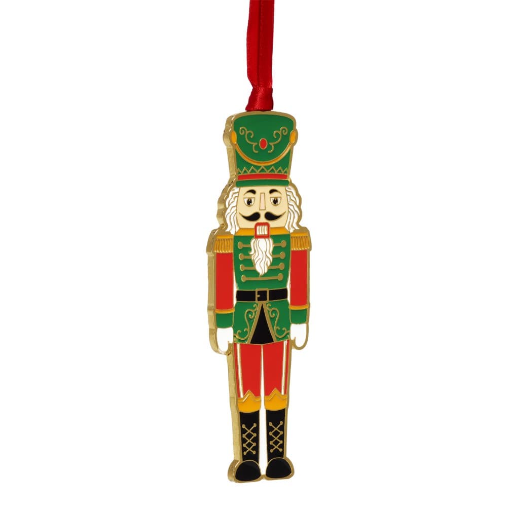 Fitz & Floyd 2026 Gold Plated Enameled Nutcracker Ornament - Image 6