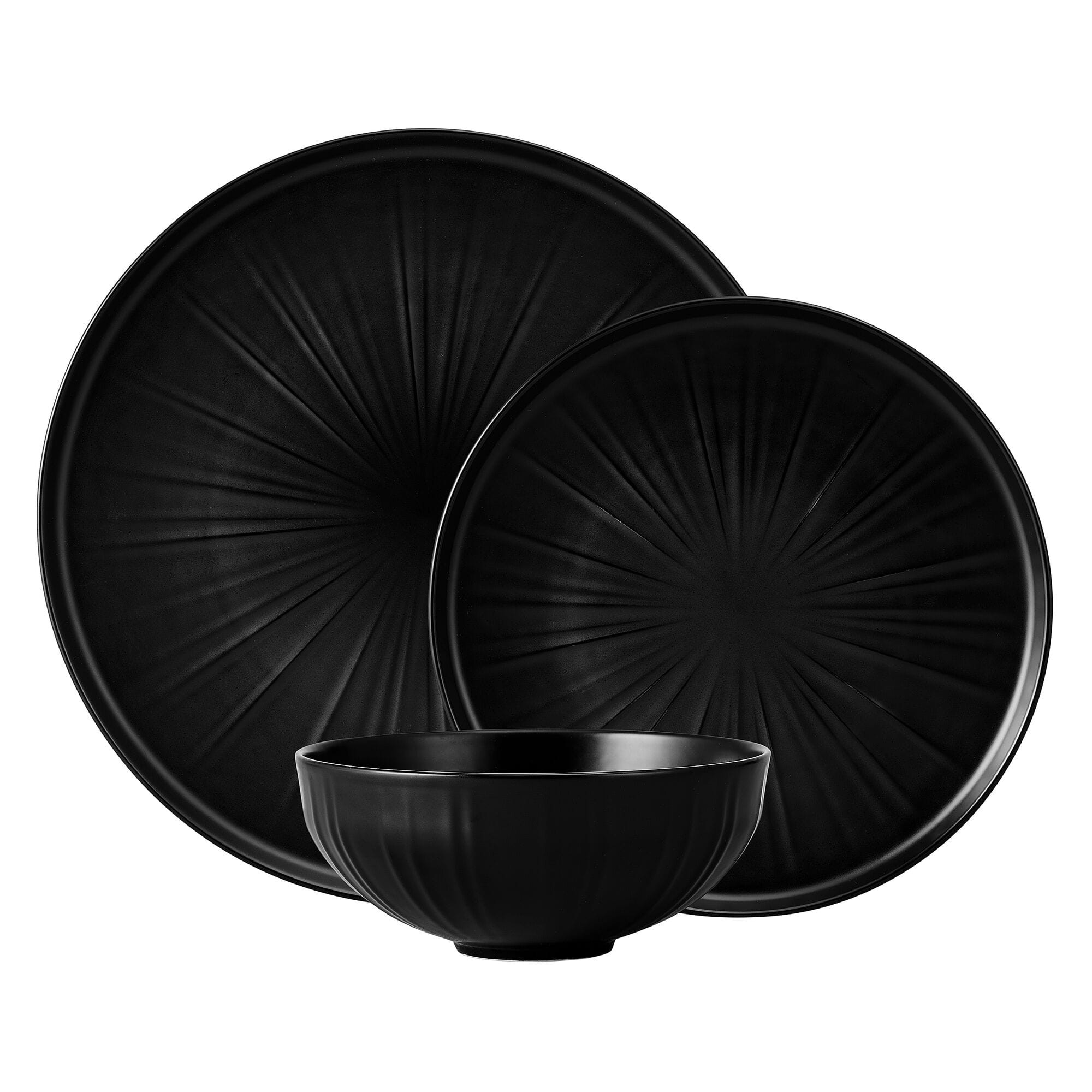 Desmond 12 Piece Bone China Dinnerware Set. Service for 4