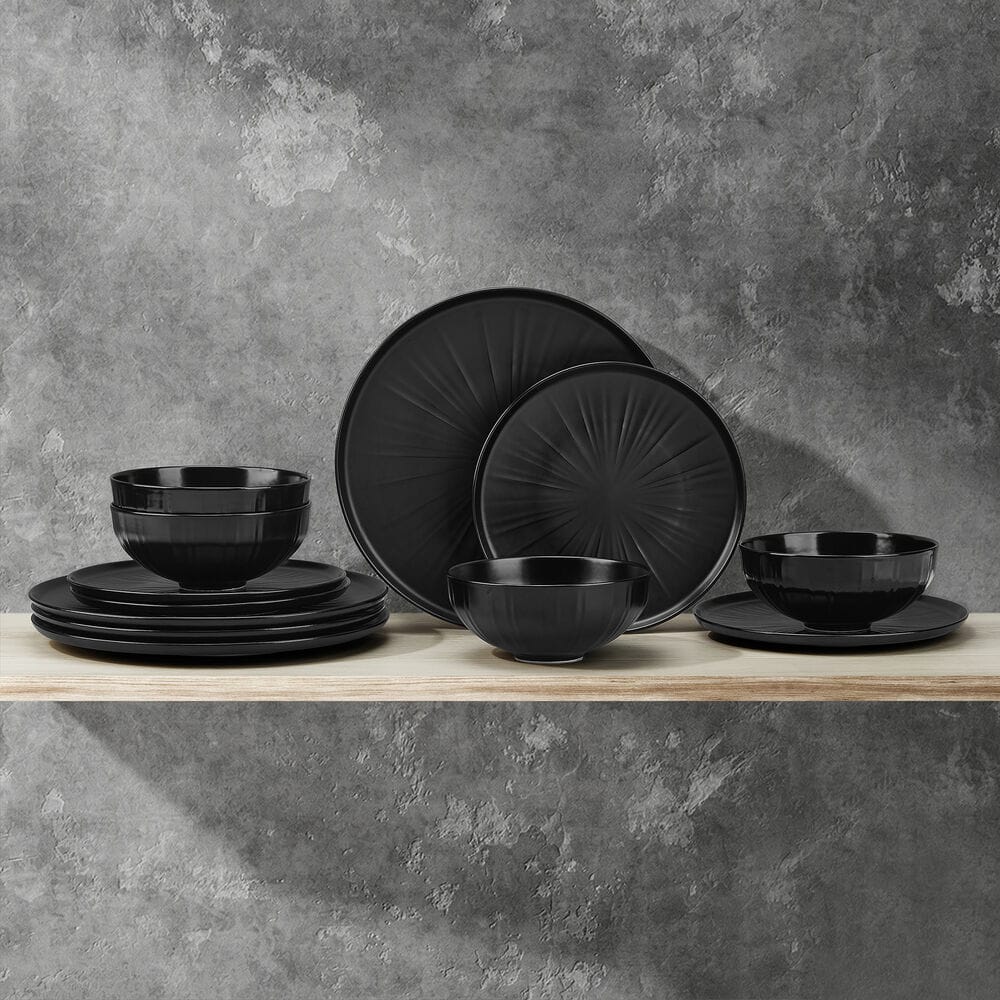 Desmond 12 Piece Bone China Dinnerware Set. Service for 4 - Image 8