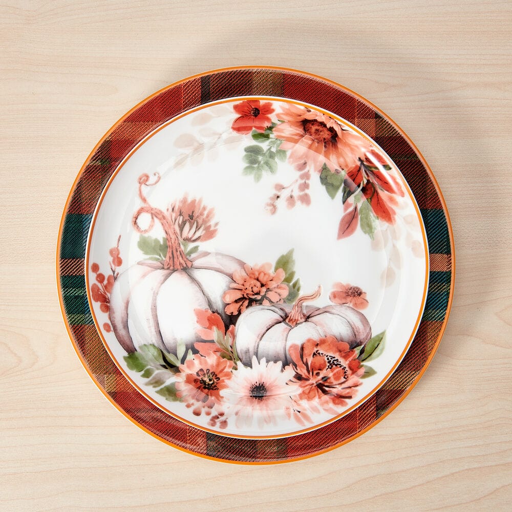 Autumn Bloom Set of 4 Salad Plates - Image 6