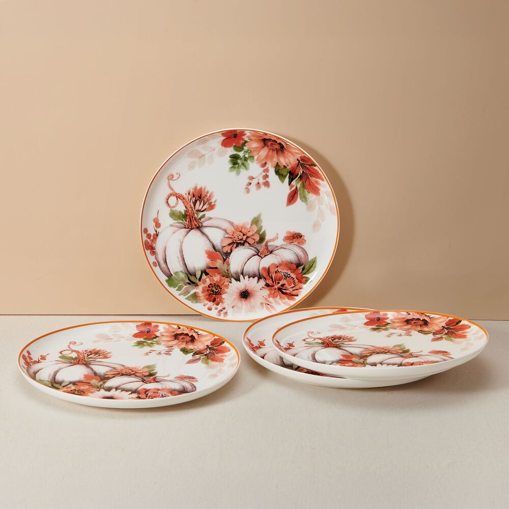 Autumn Bloom Set of 4 Salad Plates - Image 5