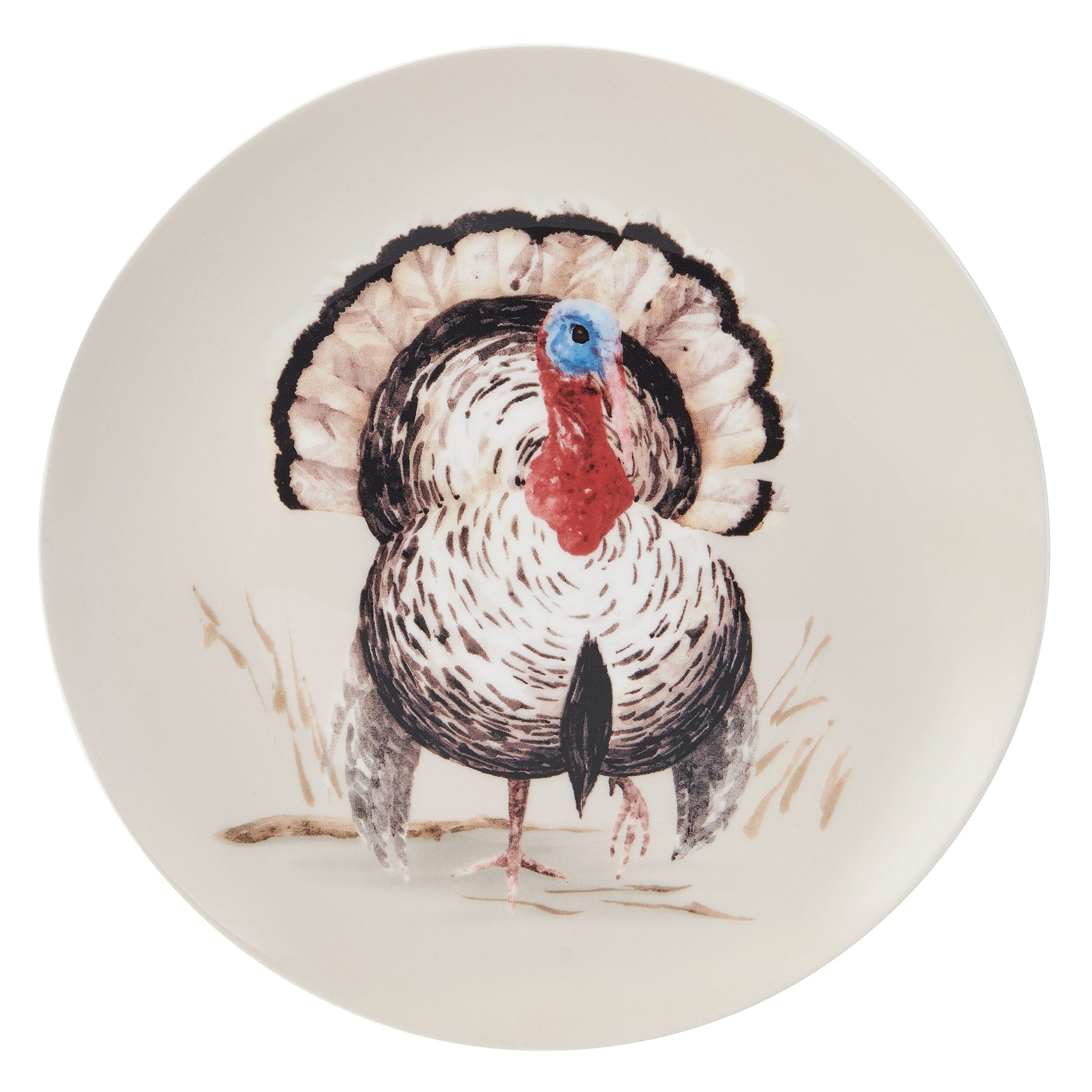 Fall Feathers Set of 4 Salad Plates - Image 6