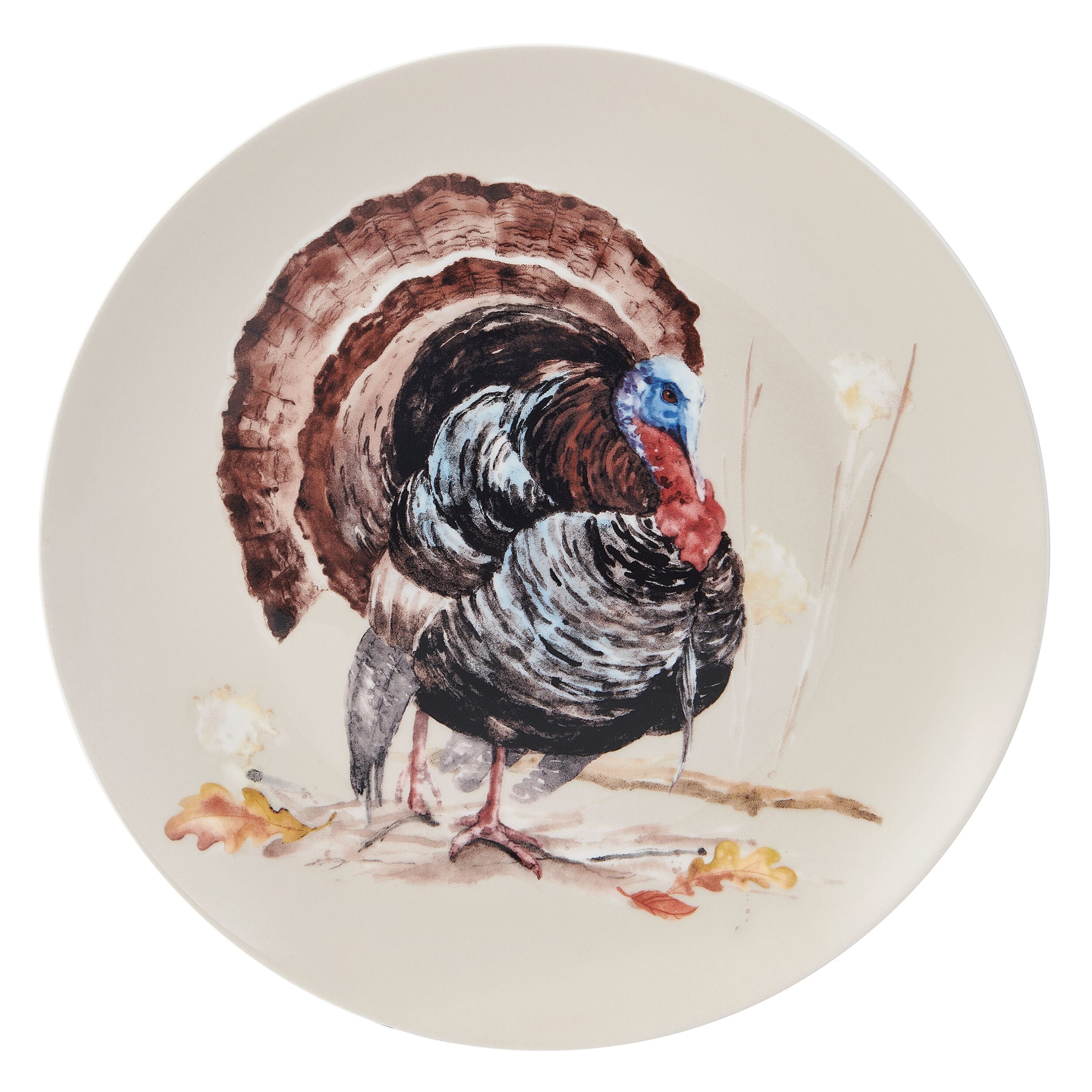 Fall Feathers Set of 4 Salad Plates - Image 5