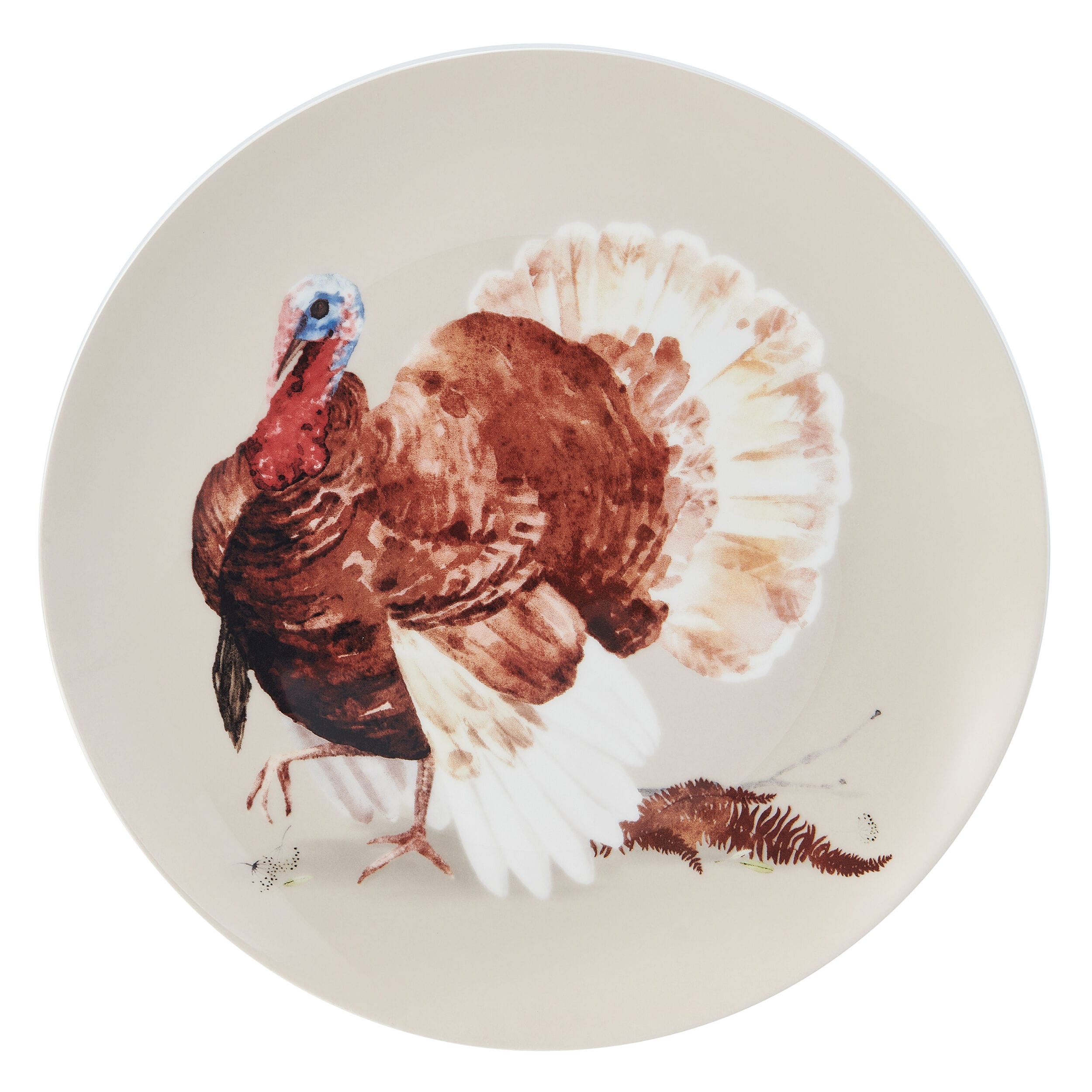 Fall Feathers Set of 4 Salad Plates - Image 7