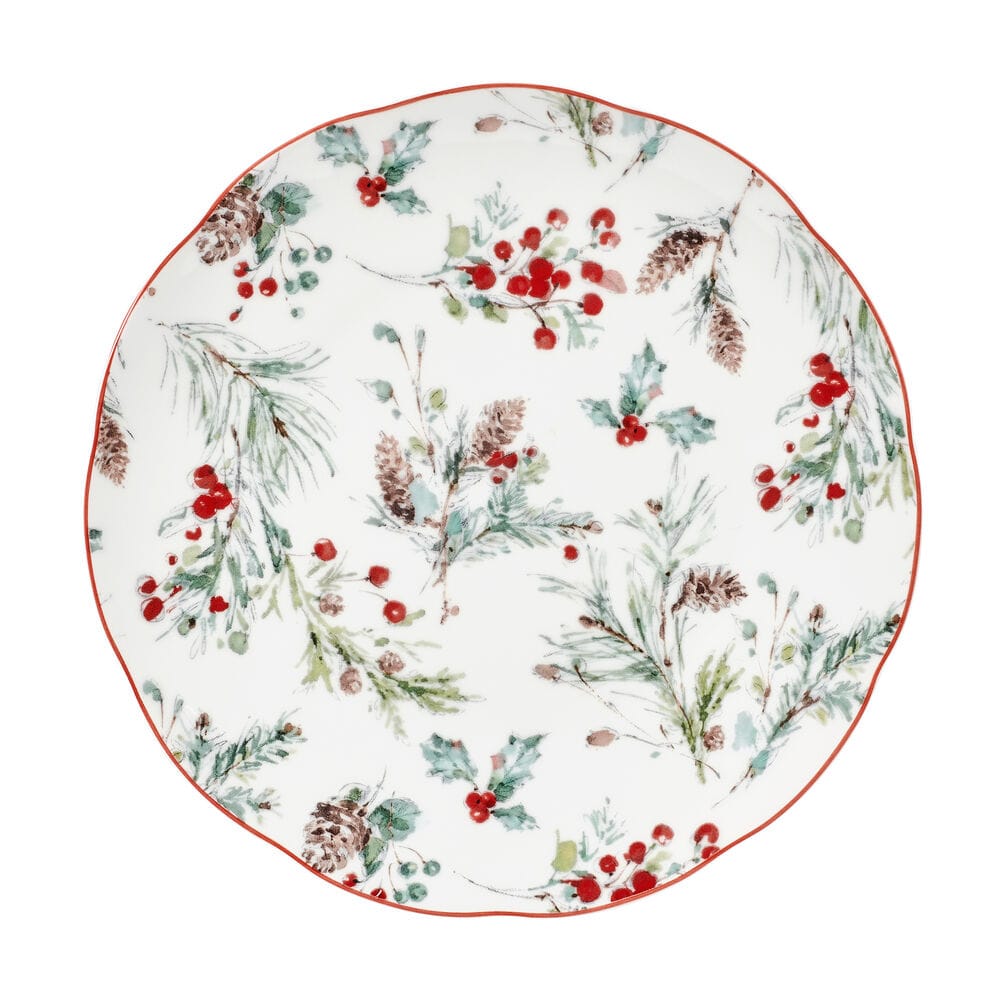 Pine and Berry 12 Piece Dinnerware Set. Service for 4 - Image 5