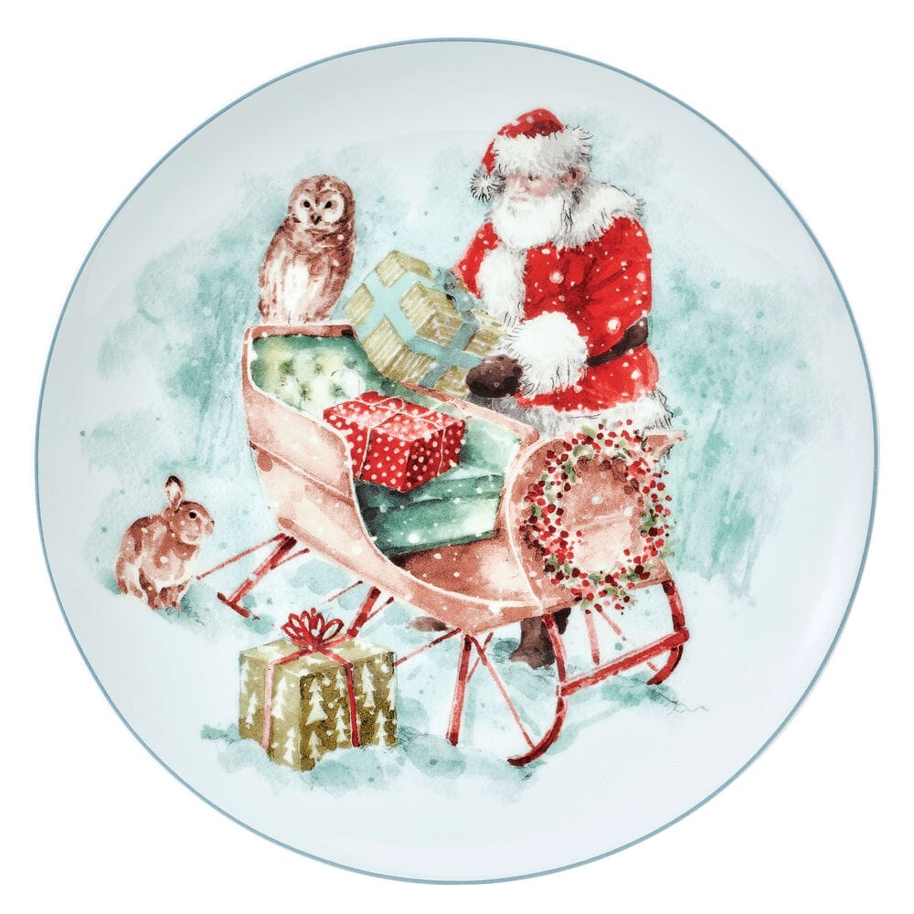 Magical Santa Set of 4 Salad Plates - Image 3
