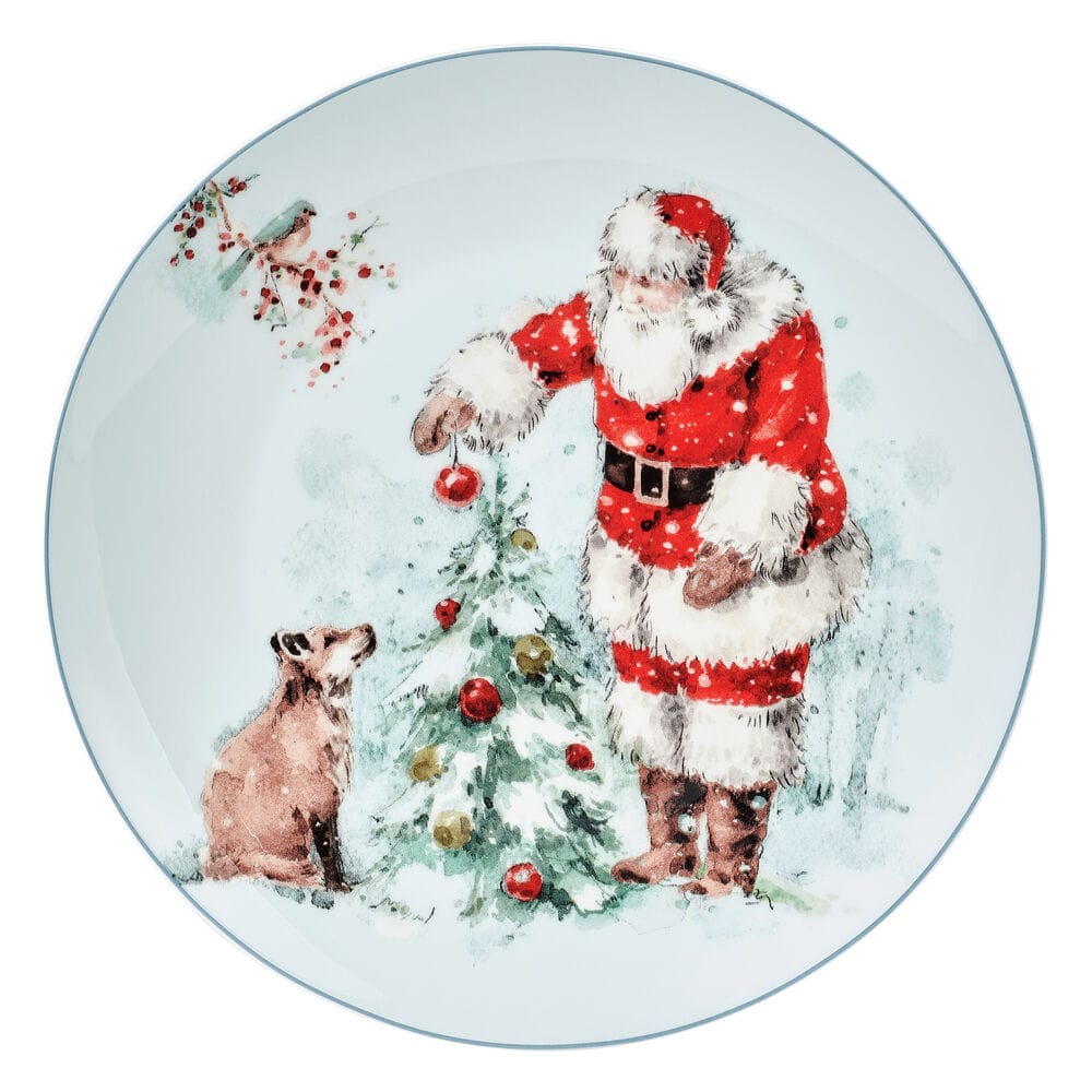 Magical Santa Set of 4 Salad Plates - Image 4