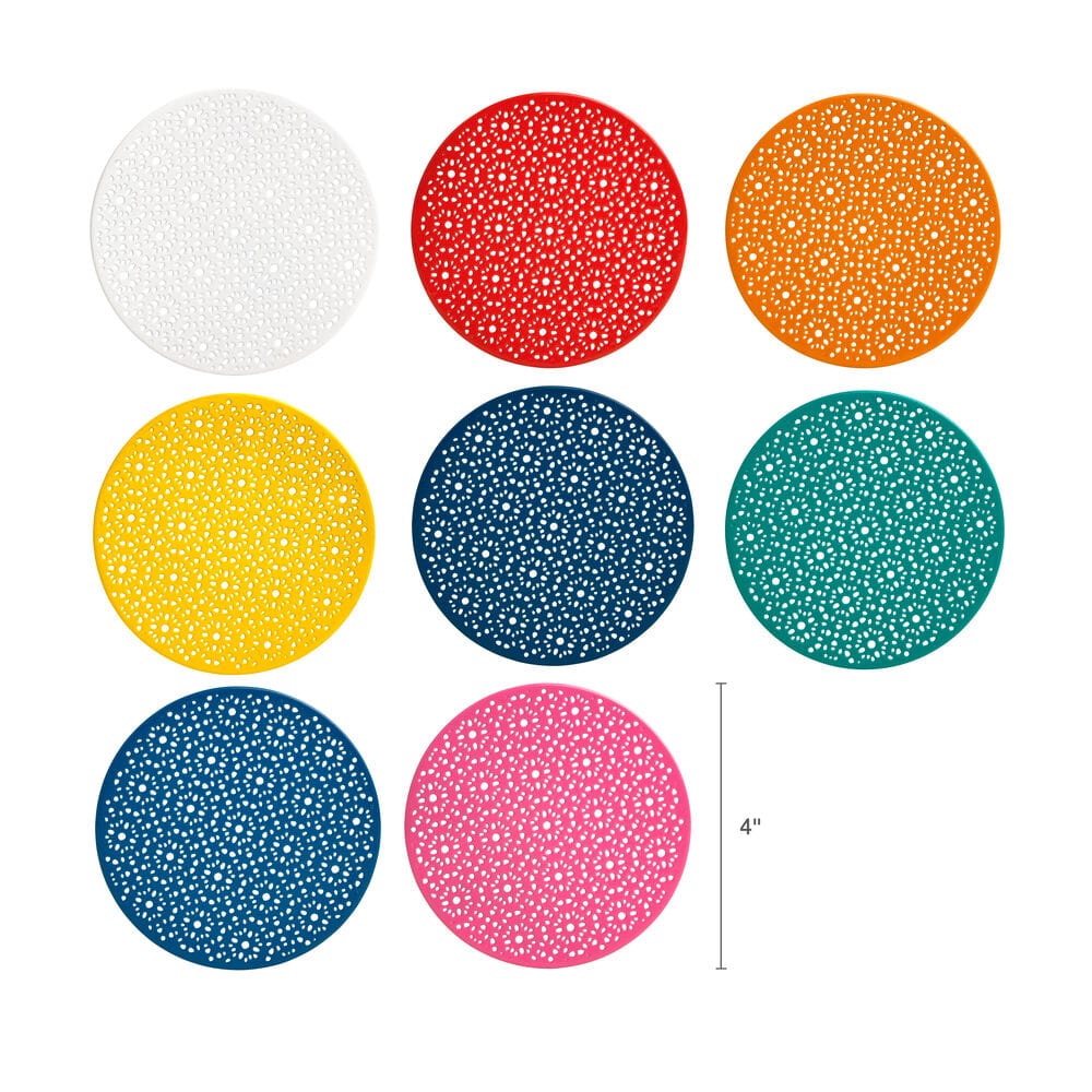 Assorted Colors Set of 8 Outdoor Drink Covers - Image 4