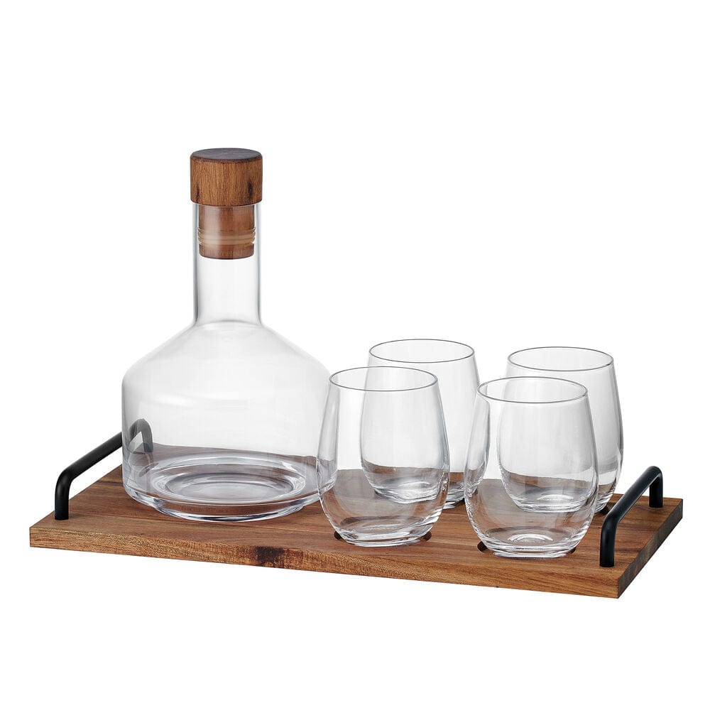 Glenwood 7 Piece Stemless Wine and Decanter Set - Image 9