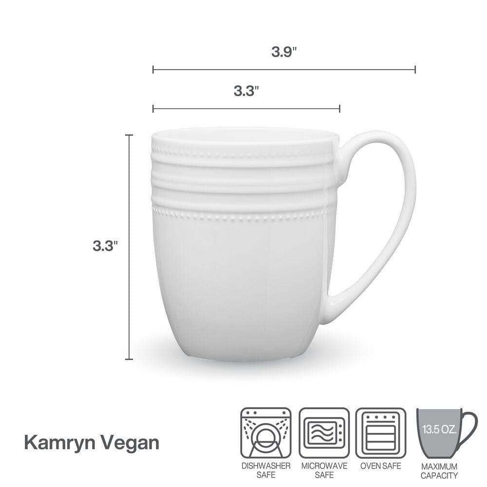 Kamryn Vegan Bone™ Set of 4 Mugs - Image 4
