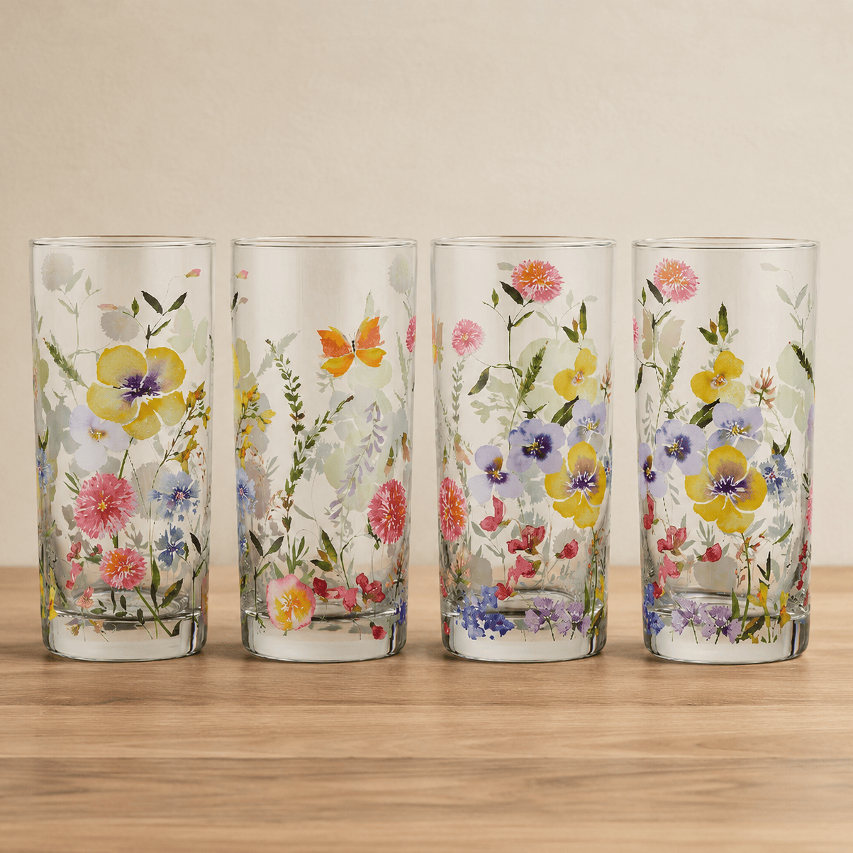 Jolie Set of 4 Highball Glasses - Image 2