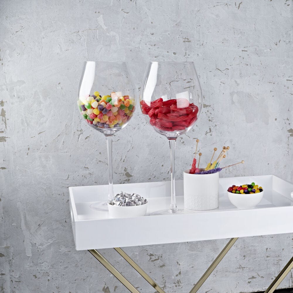 Lavish Set of 2 Oversized Wine Glasses. 17.75 IN - Image 6