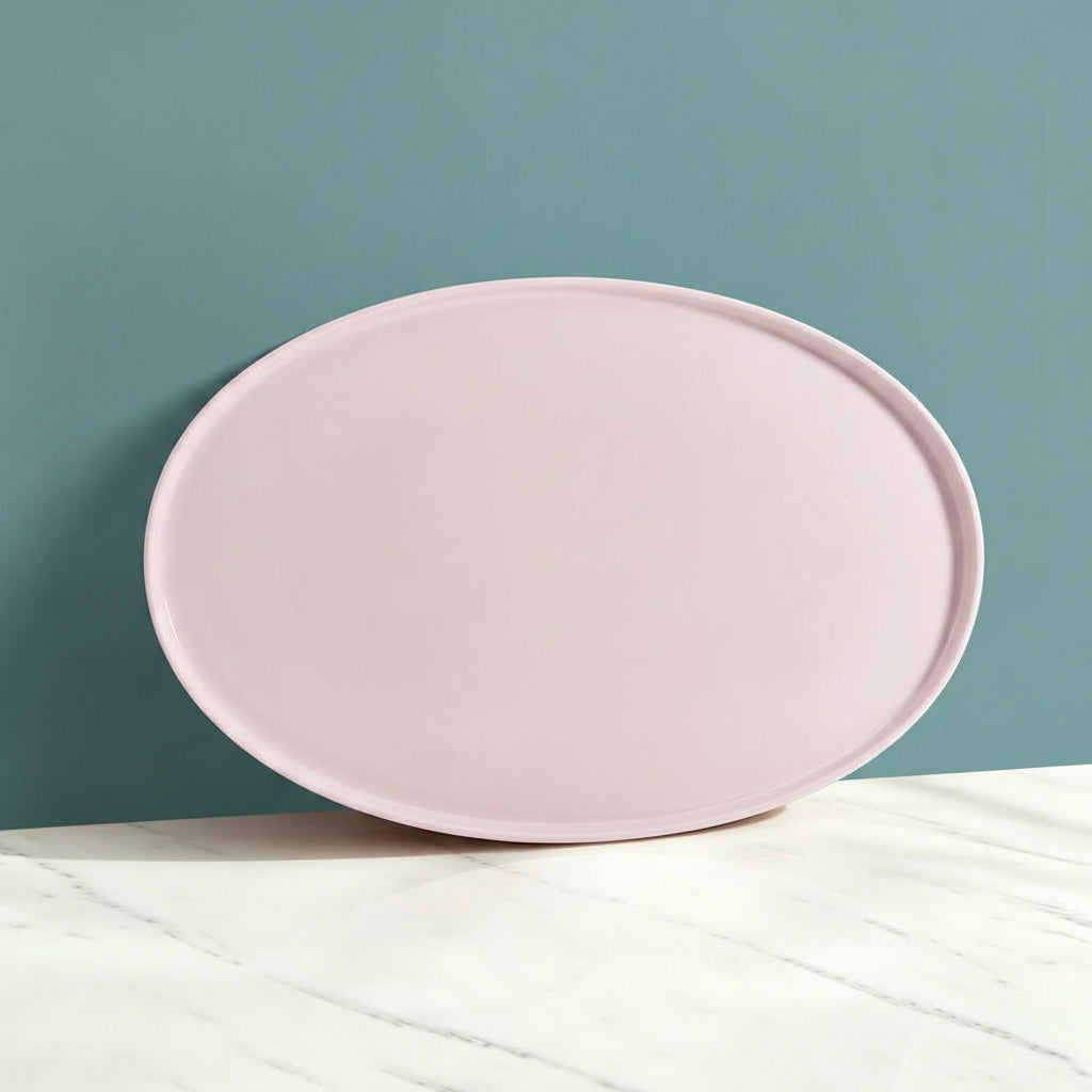 Madison Pink Oval Platter - Image 2